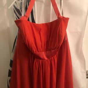 Burnt Orange Bridesmaid dress